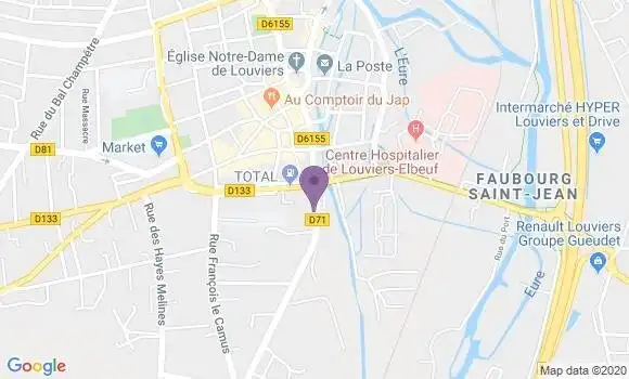Localisation Sauzeau Josselin