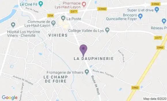 Localisation Baumard Jean Pierre