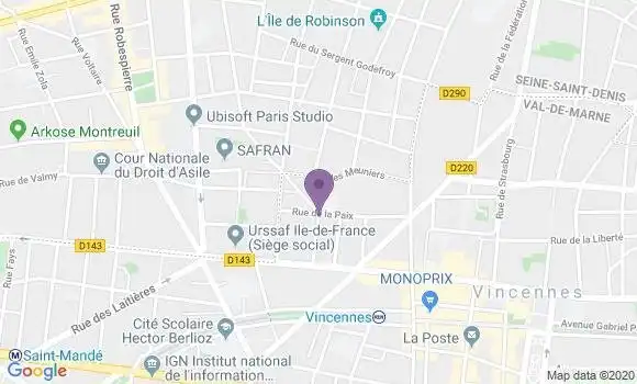 Localisation Dupuits Arnaud