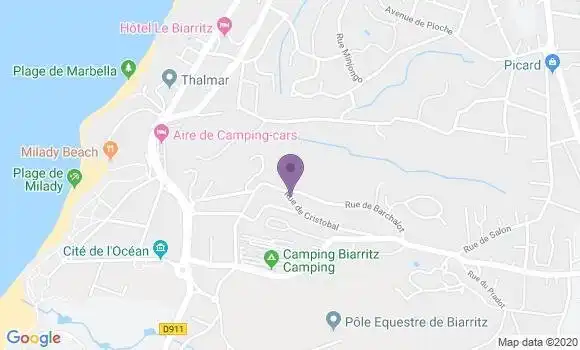 Localisation Borotra Laurent