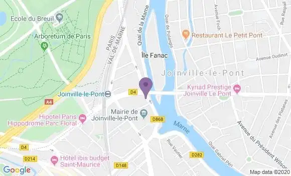 Localisation Margeot Alexandre
