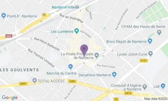 Localisation Bernard Jean Thibaut