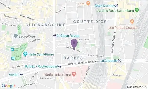 Localisation Cabouret Pauline