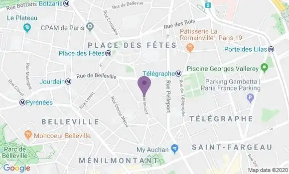 Localisation Gravier Virginie