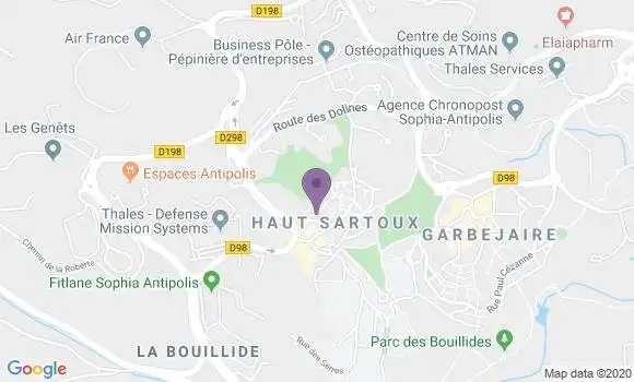 Localisation Benezet Toulze Elodie