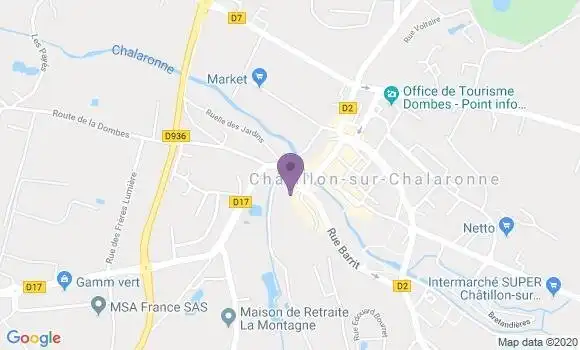 Localisation Megard Etienne