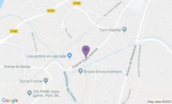 Localisation Bastie Sandrine