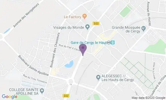 Localisation Aidam Koudjo