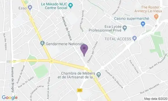 Localisation Grenot Martin