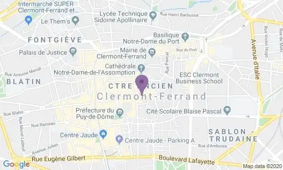 Localisation Saintenac Paul