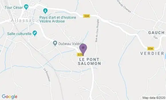 Localisation Pascaud Fabien