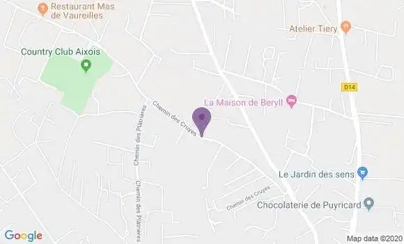 Localisation Minguet Edouard