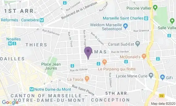 Localisation Ferrer Audrey