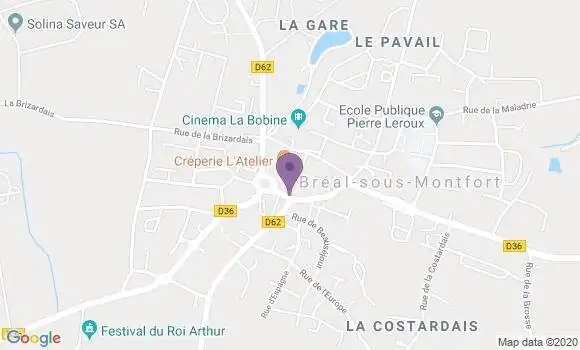 Localisation Loury Marine