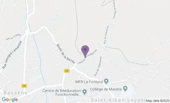 Localisation Benz Nicolas