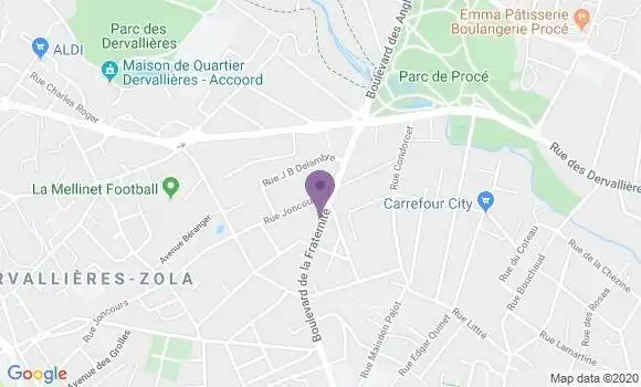 Localisation Forny Sarah