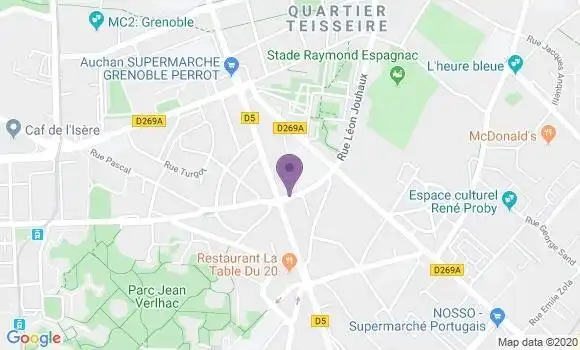 Localisation Negro Stéphane