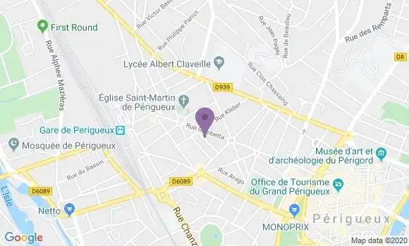 Localisation Warneys Benoît