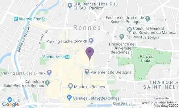 Localisation Baizeau Elodie