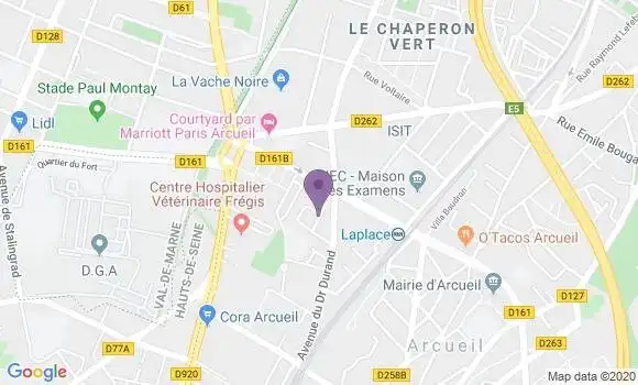 Localisation Reynier Colin