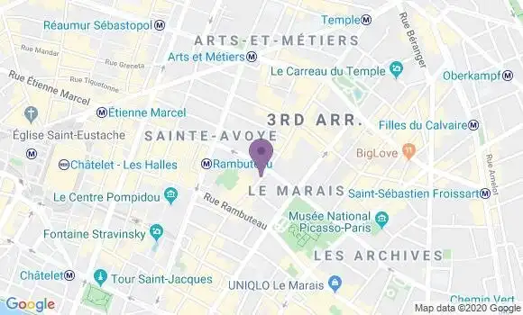 Localisation Fuksas Doriana