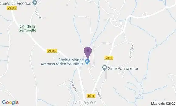 Localisation Barban Audrey