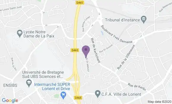 Localisation Le Corre Claude