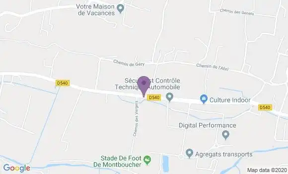Localisation Galenne Emilie