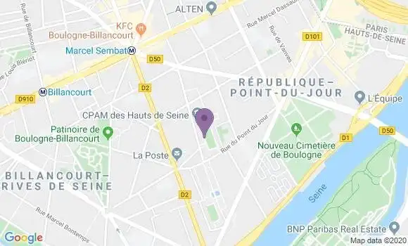 Localisation Cordier Antoine