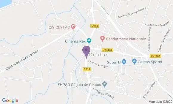 Localisation Ballion Nadège