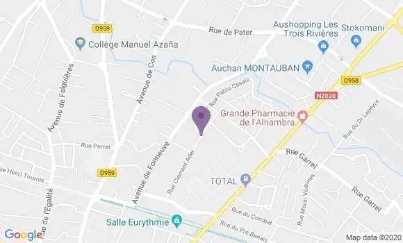 Localisation Azem Marc