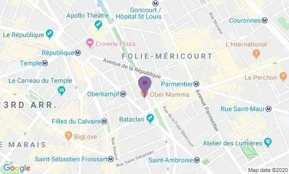 Localisation Moriniere Emile