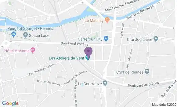 Localisation Gaillard Mathieu