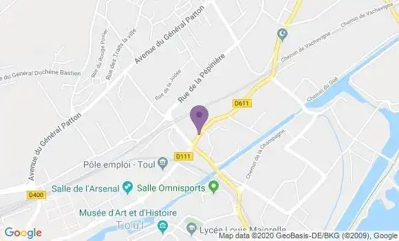 Localisation Arene Olivier