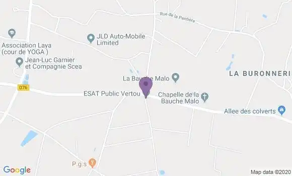 Localisation Jeusel Bernadette