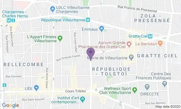 Localisation Gressani Pauline