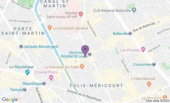 Localisation Henry Jorge Louis