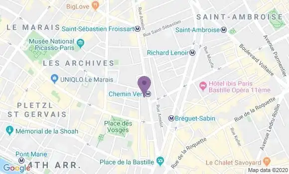 Localisation Cohendet Isabelle