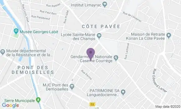 Localisation Tramond Laurence