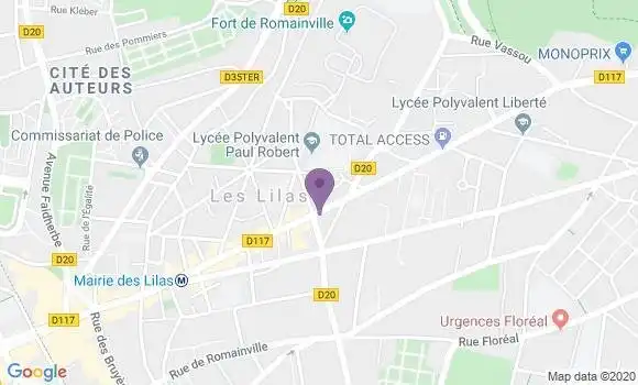 Localisation Courouau Anna