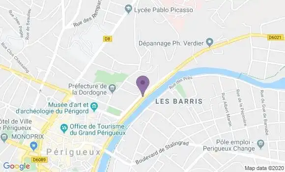 Localisation Augier Vincent