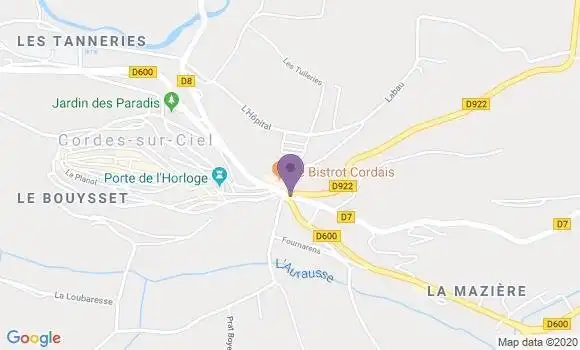 Localisation De Thelin Guillaume