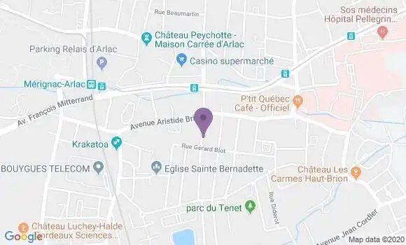 Localisation Merlin Brouat Kareen