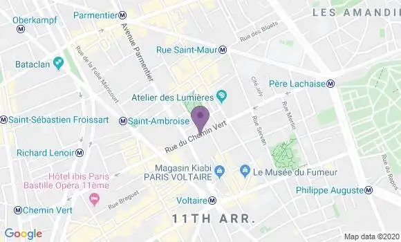 Localisation Bourdier Emilie