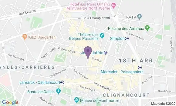 Localisation Bernet Jean Baptiste