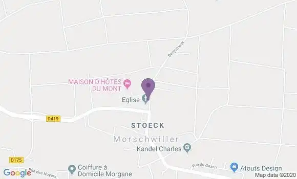 Localisation Kandel Caroline