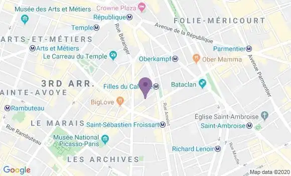 Localisation Cuny Jean Christophe
