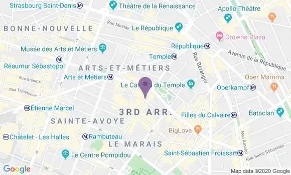 Localisation Evrard Olivier