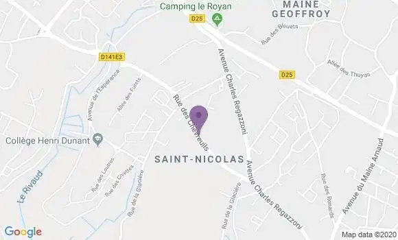 Localisation Danin Thomas