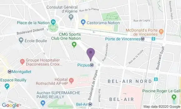 Localisation Robichon Roger